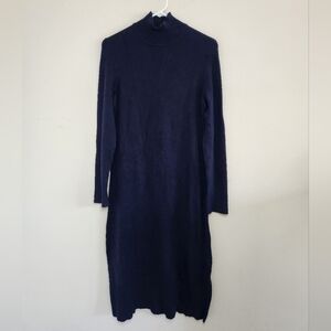 Women's Free Assembly Navy Blue Sweater Dress Sz Large